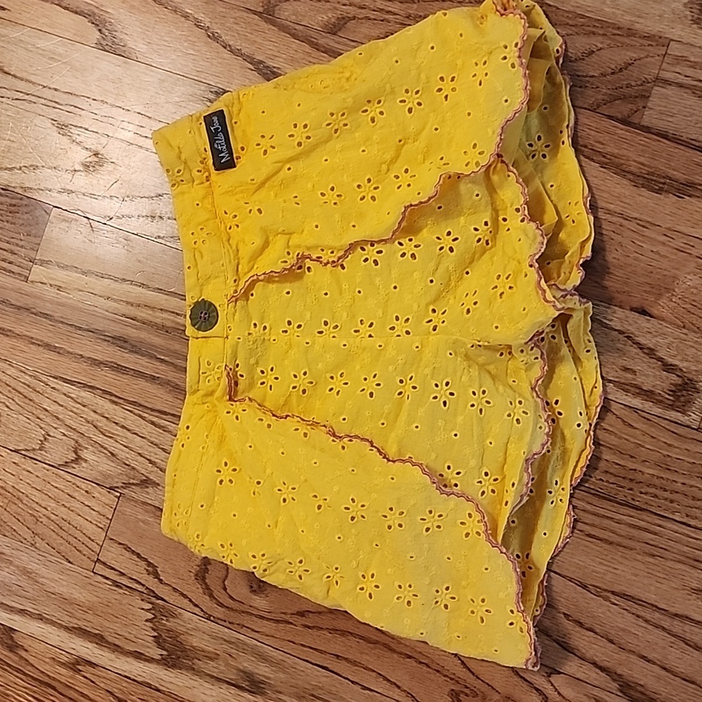 Goldenrod Ruffle Shorts - Matild Jane